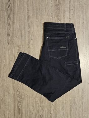 Kuhl Men's 40x32 Rydr Black Jeans With White Stitching